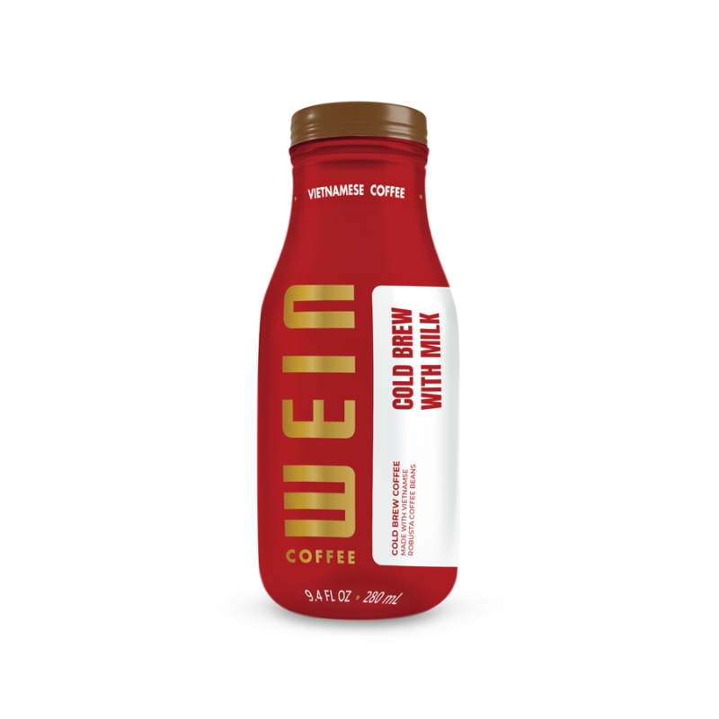 cold brew coffee with milk   glass coffee bottle   wein coffee